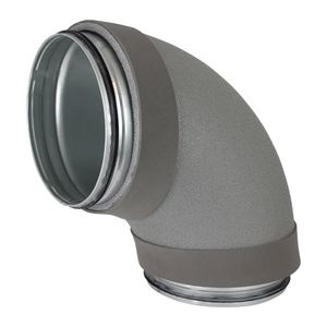 Thermoduct bocht 200mm 90° geisoleerd Econox